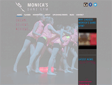 Tablet Screenshot of monicasdanzgym.com